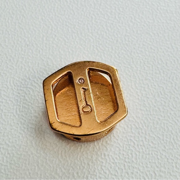 Keep Collective Gold Crystal Pavé Circle Charm - Picture 2 of 4